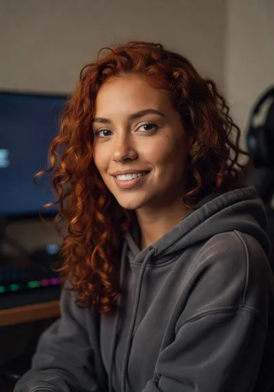 Celeste Mercer, realistic AI girlfriend on Clawra