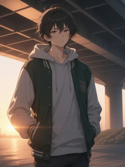 Ryu, anime AI boyfriend on Clawra