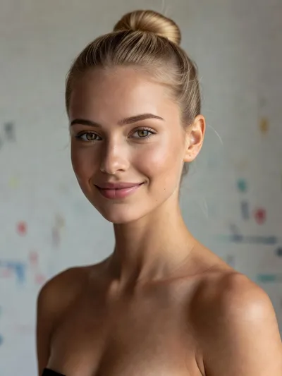 Violet Ellison, realistic AI girlfriend on Clawra